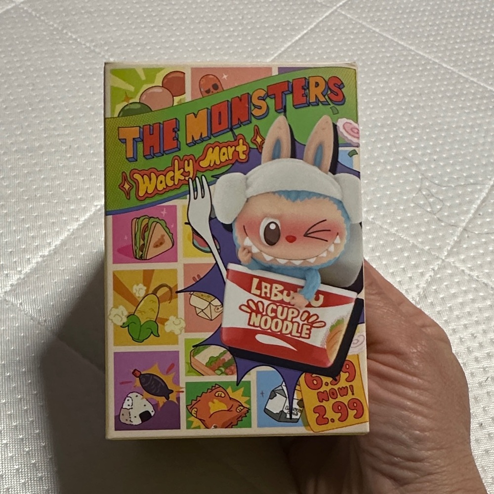 Labubu The Monsters Wacky Mart Toy - Blue and White